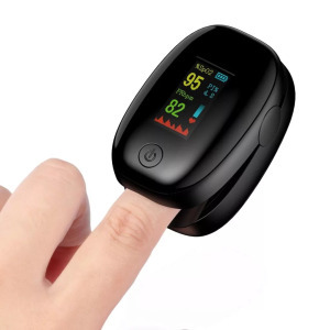 Digitális véroxigénmérő, pulzoximéter, véroxigén/szívritmus/perfúziós index