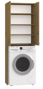 Shannan Pola DD fürdőszoba szekrény, 64x180x30 cm, tölgy