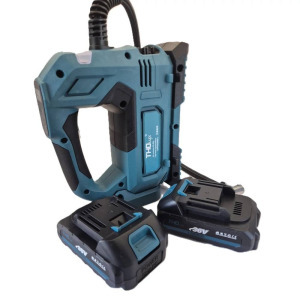 THO LUX 36V akkumulátoros kompresszor 2 db akkumulátorral - kék (M-8094)