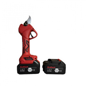 Kraftech Akkumulátoros metszőolló 2db akkumulátorral 62V KT-BSCS-6812ix