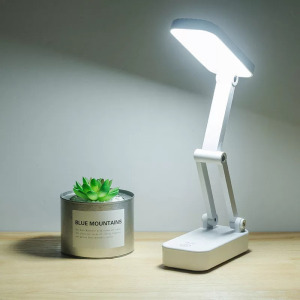 Asztali LED Lámpa, állítható fényerő és színhőmérséklet, akkumulátor