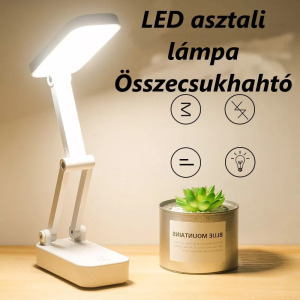 Asztali LED Lámpa, állítható fényerő és színhőmérséklet, akkumulátor