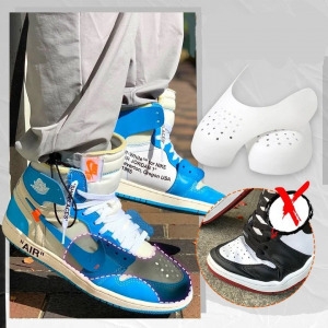 Sneaker törés védő, cipő orr védő fehér