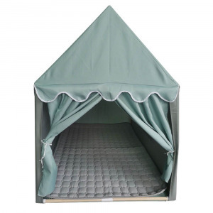 Gyermek játszóház szürke-világoszöld