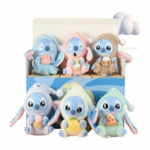 Stitch labubu stílusú plüssjáték - disney mystery box figura, véletlenszerű modell