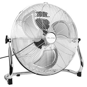 Nagy teljesítményű padló ventilátor 18"/45cm 200W -ezüst