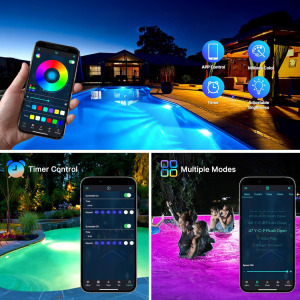 AquaBeat Okos RGB medencelámpa