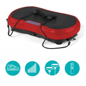 Vibrációs tréner 200W, fekete-piros