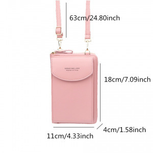 Kisméretű női táska, crossbody barack