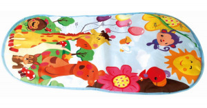 LittleONE Játszószőnyeg babatornázóval -zöld
