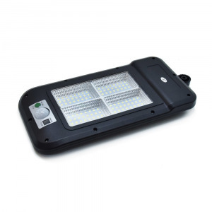 Extra fényes napelemes kültéri LED lámpa, 120W - 128 LED, távirányítóval (HS-8013)