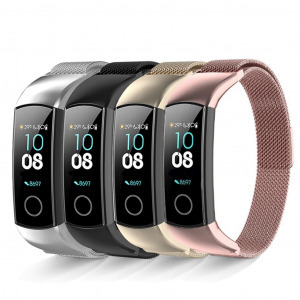 Huawei Honor Band 5 cserélhető színes acél pótszíj