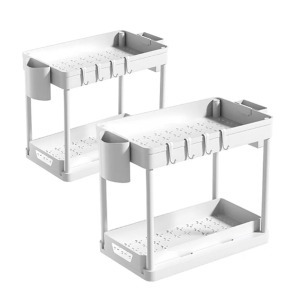 Konyhai rendszerező állvány, fehér