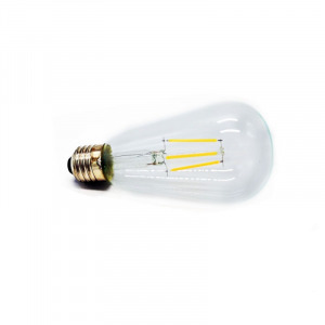 Edison izzó, filament LED retró izzó, fényforrás, 4W, 2700K, melegfehér
