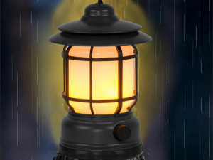 Újratölthető LED USB kempinglámpa