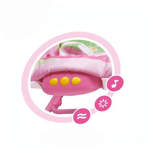 Rezgő, zenélő pihenőszék, rózsaszín