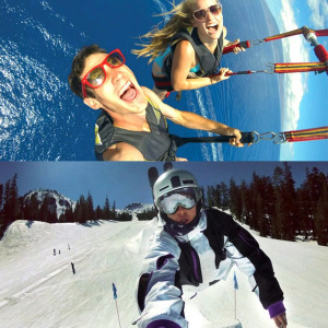 Univerzális Sportkamera, szelfibot, teleszkópos kar, 36cm-110cm, fekete