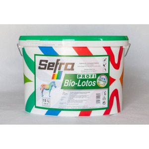 Sefra beltéri falfesték profi Bio lotus ,15 l