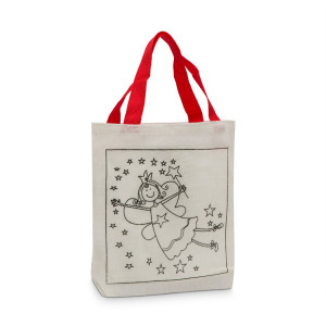 Színezhető szatyor karácsonyi 4 filccel