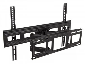 TV fali tartó konzol, dupla karos, kihajtható, dönthető - 37