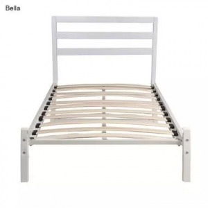 Bella fém ágykeret 90*200, fehér