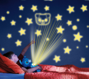 Star Belly - Plüss kutyus csillagkivetítővel