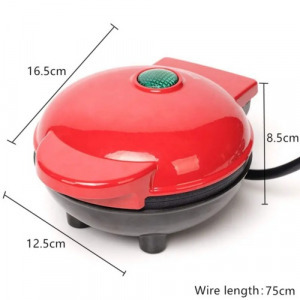 Waffle Mini gofrisütő jelzőfénnyel, tapadásmentes bevonattal, 350 W - MS-1035
