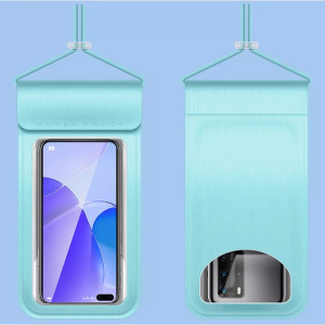 Univerzális vízálló védőtok okostelefonhoz, 6.5" méretig, kék