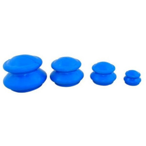 Gumiköpöly szett 4 db-os cellulit masszázshoz és izomlazításhoz - MS-103