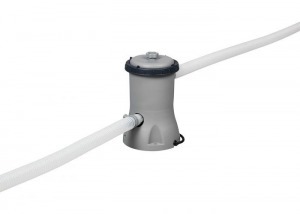 THASSOS szögletes fémvázas medence szett 412x201x122 cm