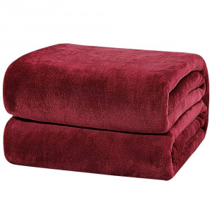 Polár plüss pléd, 150x200 cm - véletlenszerű színben