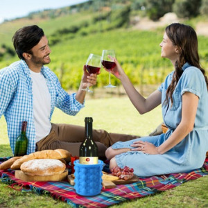 Szilikon jégvödör, jégkocka készítő és tartó egyben