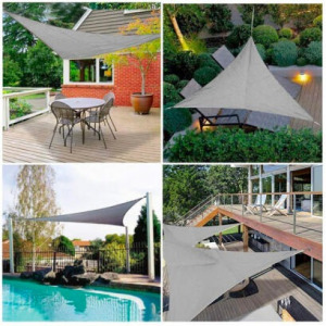 GardenLine napvitorla - szürke - 3 x 3 x 3 m