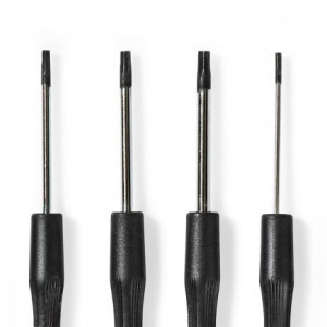 Nedis precíziós csavarhúzó készlet, 15 db-os, lapos, torx, csillagfejű