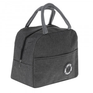 Thermo uzsonnás táska, ételhordó, szürke