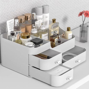 Smink- és kozmetikai tárolódoboz fiókokkal