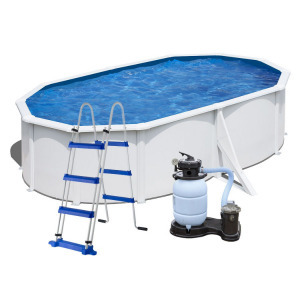 PONTAQUA KIT 5 fémfalas családi medence szett 5,0 x 3,0 x 1,2 m