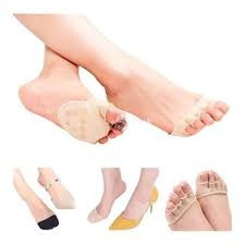 Csúszásmentes párnás talpvédő - bézs