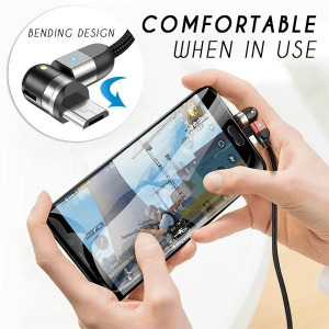 Dupla 360 ° -os mágneses kábel - Android USB-C