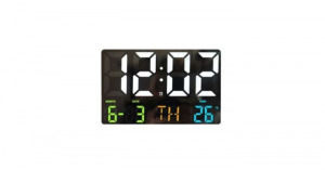 Digitális falióra asztali ébresztőóra naptár hőmérő GH0717L
