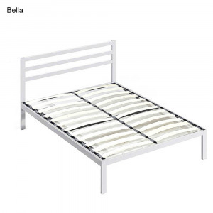 Bella fém ágykeret 160x200, fehér