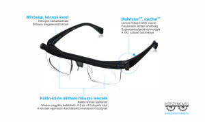 Állítható dioptriás szemüveg