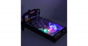 Elektromos flipper asztali arcade játék fényekkel és zenével