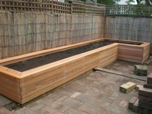 LSH Corner Box magaságyás 160x40 cm