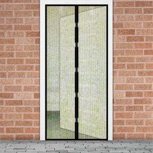 Virág mintás szúnyogháló függöny ajtóra 100×210 cm