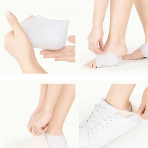 Szilikonos sarokemelő párna, sarokemelő 3 cm-es - áttetsző