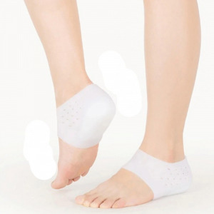 Szilikonos sarokemelő párna, sarokemelő 3 cm-es - áttetsző