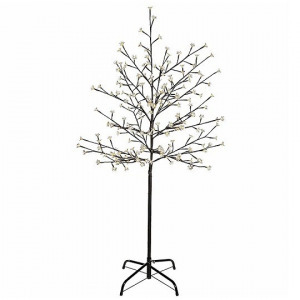 Dekorációs sakura Led fa, 92db led, 130cm, rózsaszín