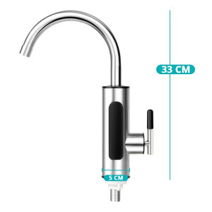 Elektromos vízmelegítő csaptelep alsó csatlakozással