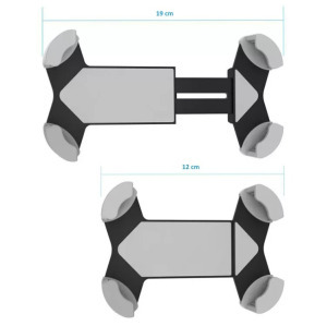 Kerékpáros motorkerékpáros mobiltelefontartó, kormányra 360°-ban forgatható